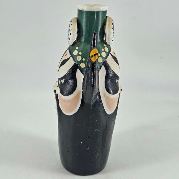 Vintage Chinese opera hand painted face Porcelain bottle - Picture 2 of 4